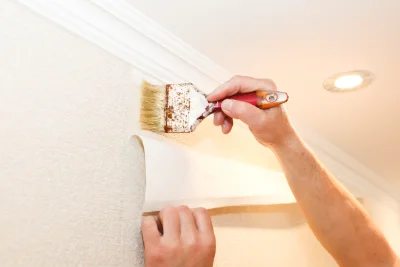 Pose de papier peint à Champigny-en-Beauce — revêtements muraux et toiles de verre